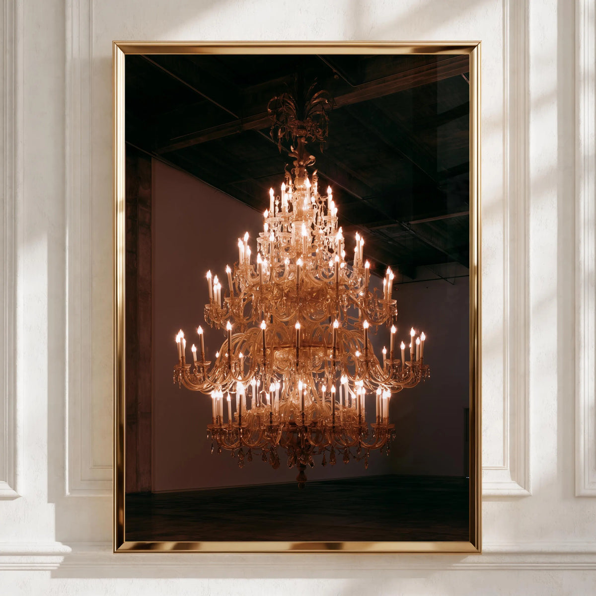 Chandelier Art Print, Elegant Lighting Poster, Vintage Inspired Home Decor, Ideal Gift
