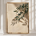Olive Branch Wall Art Poster, Botanical Print, Minimalist Nature Photography