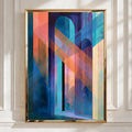 Abstract Colourful Arches Art Print, Modern Wall Decor, Vibrant Artwork for Home