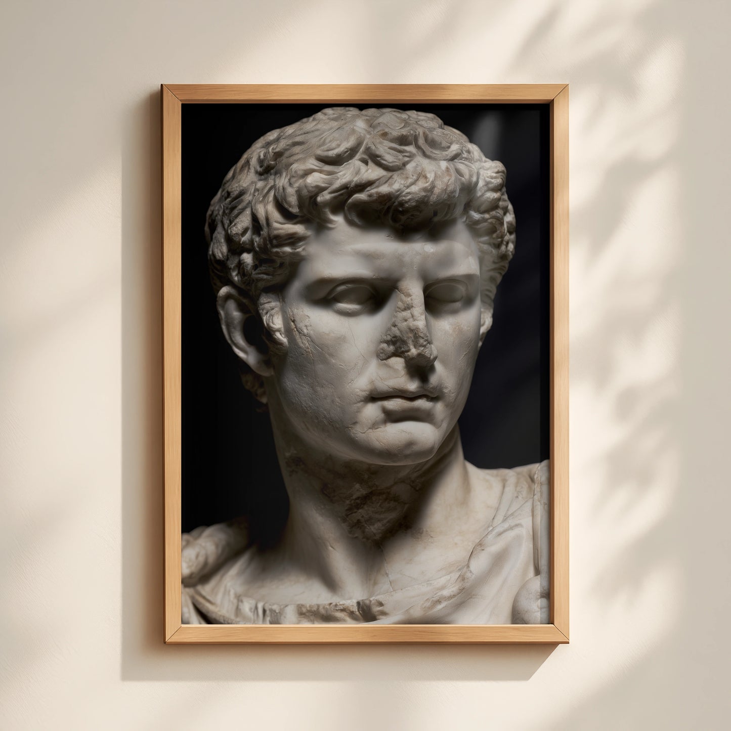 Roman Statue wall art, Ancient Sculpture Print, Classical Art Wall Decor