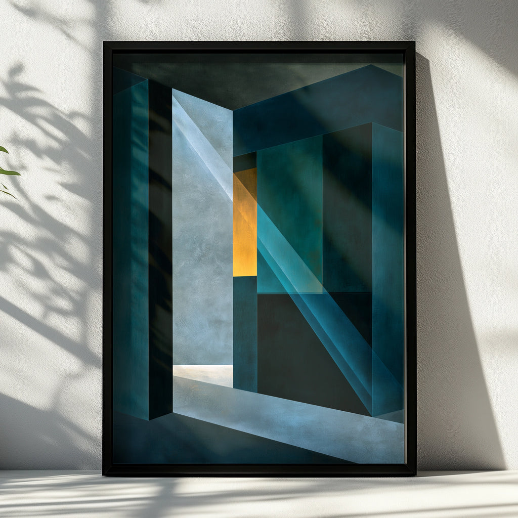 Abstract Geometric Art, Colourful Wall Decor, Modern Printable Poster, Unique Home Style