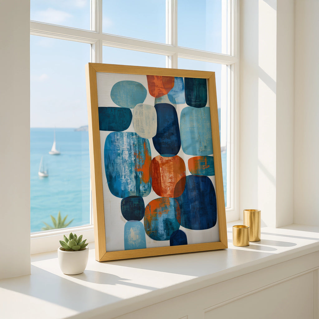 Abstract Colourful Shapes ��� Art Print ��� Modern Wall Decoration