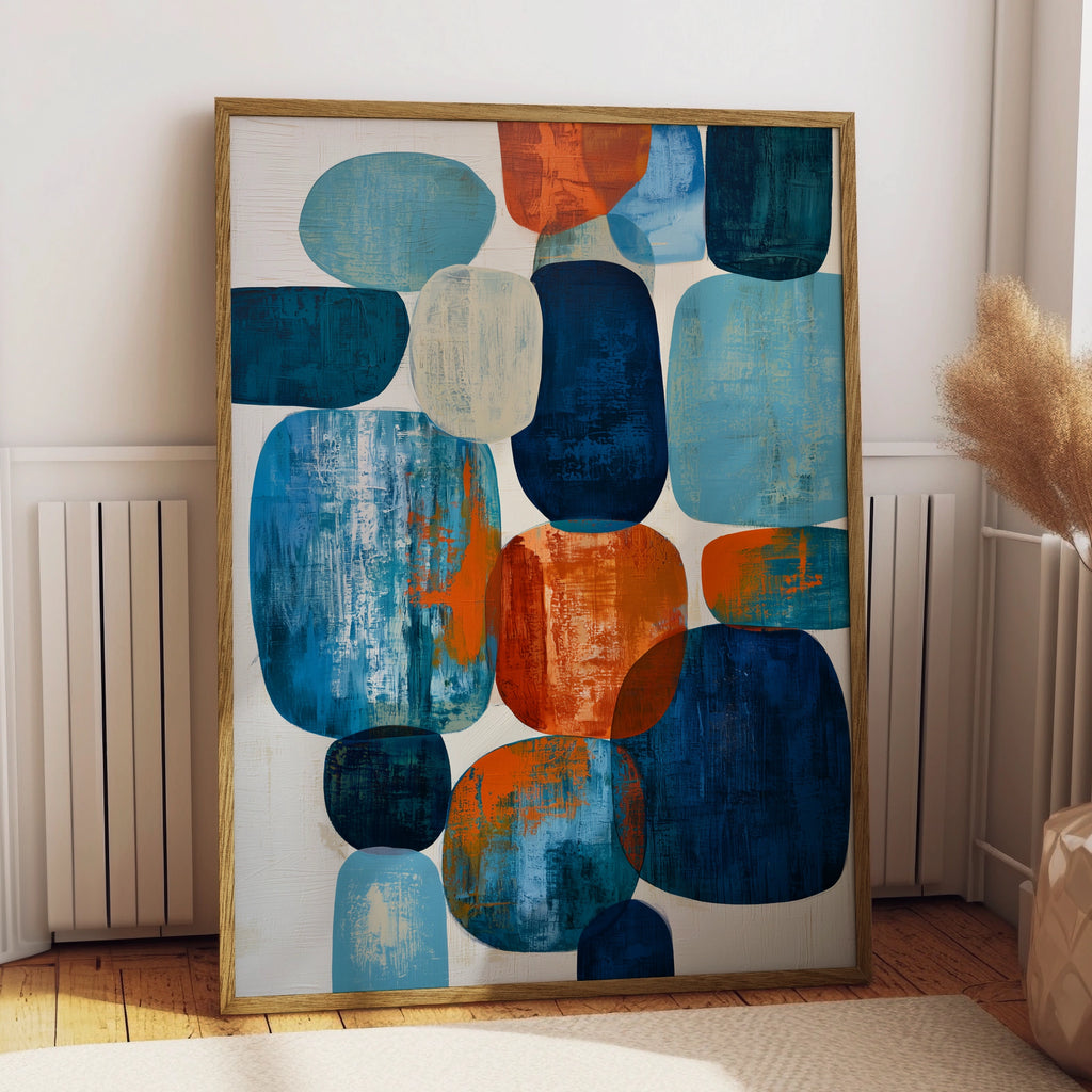 Abstract Colourful Shapes ��� Art Print ��� Modern Wall Decoration