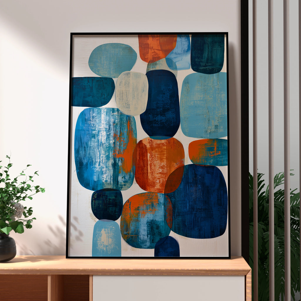 Abstract Colourful Shapes ��� Art Print ��� Modern Wall Decoration