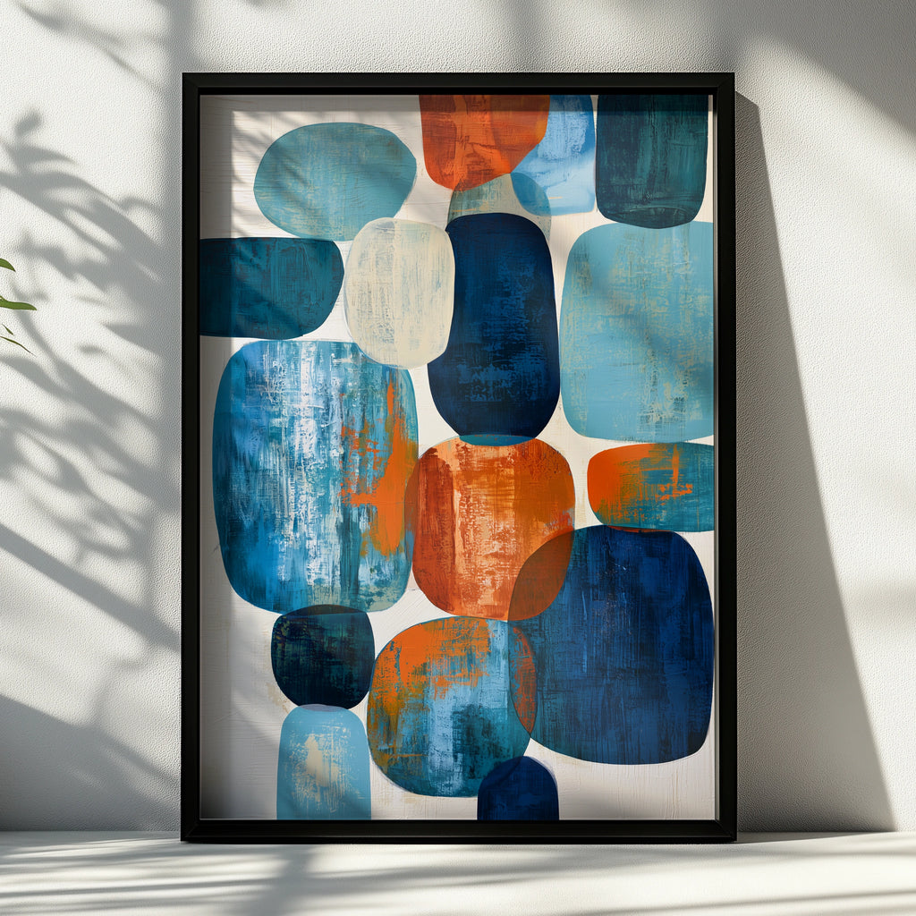 Abstract Colourful Shapes ��� Art Print ��� Modern Wall Decoration