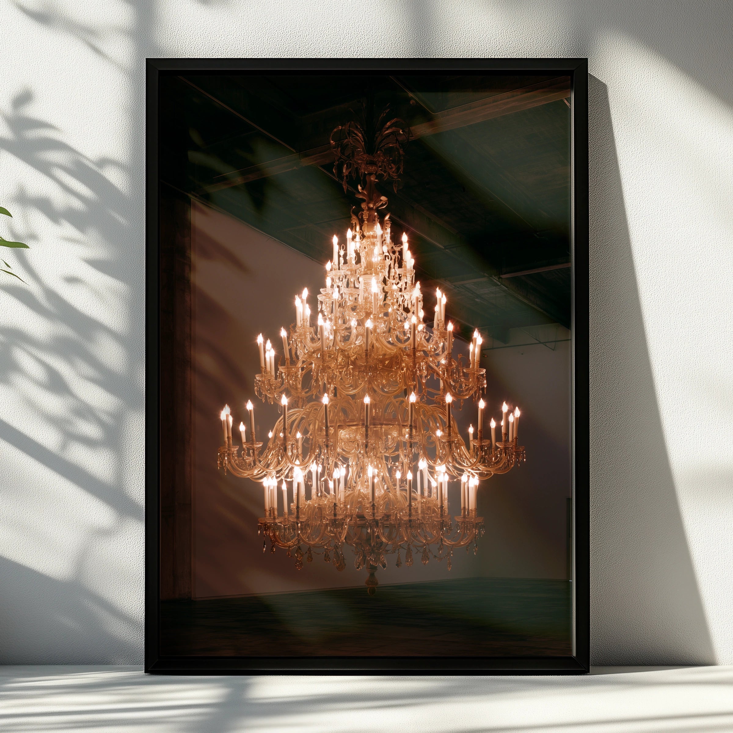 Chandelier Art Print, Elegant Lighting Poster, Vintage Inspired Home Decor, Ideal Gift