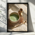 Matcha Ritual Poster, Japanese Tea Ceremony Wall Art, Zen Kitchen Print
